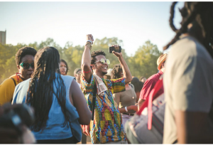 working out in dance